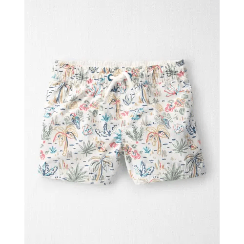Toddler Boy Recycled Swim Trunks in Tropical Paradise - Little Planet | Carter's