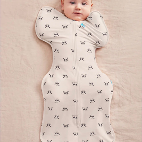 Swaddle Up™ 1.0 TOG Cotton Cream Sleepy Pandas