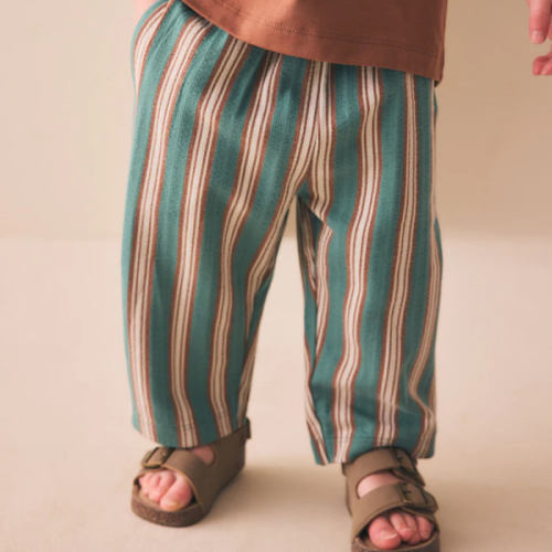 Buy Green Crepe Stripe Joggers (3mths-7yrs) from Next USA
