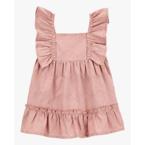 Baby Flutter Tiered Dress - Pink - Carter's | Carter's