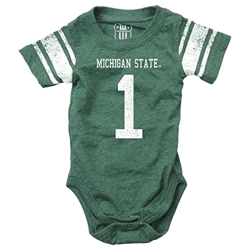 Wes and Willy Infant College Football Jersey One Piece Bodysuit