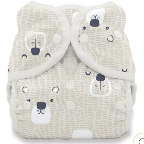 Thirsties Duo Wrap two-sized cloth diaper cover | Size 1 | Color Bearly