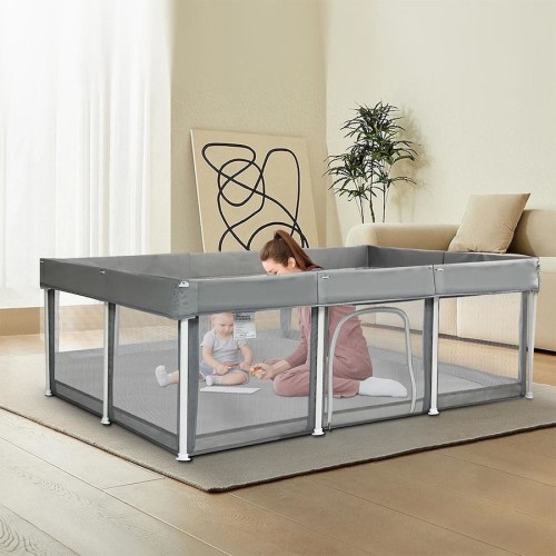 Bopeep Kids Playpen Pop-up Foldable Baby Safety Mesh Fence Toddler Play Game Toy - Size M-120cm x 180cm
