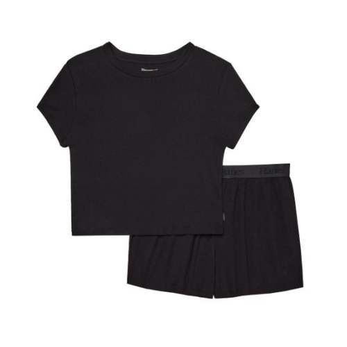 Originals 2-Piece Lounge Set, SuperSoft Cropped Baby Doll Tee & Sleep Shorts Loungewear Set