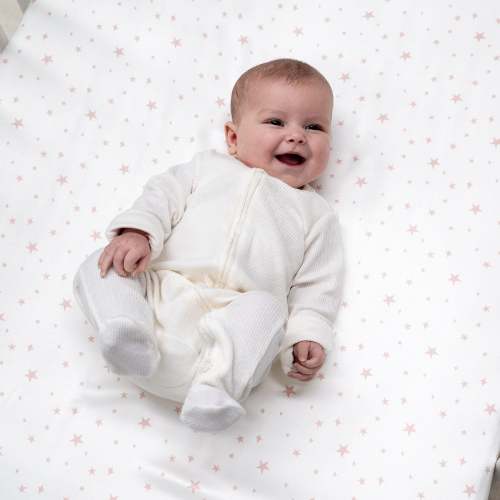 Silk Crib Sheet - Pearl