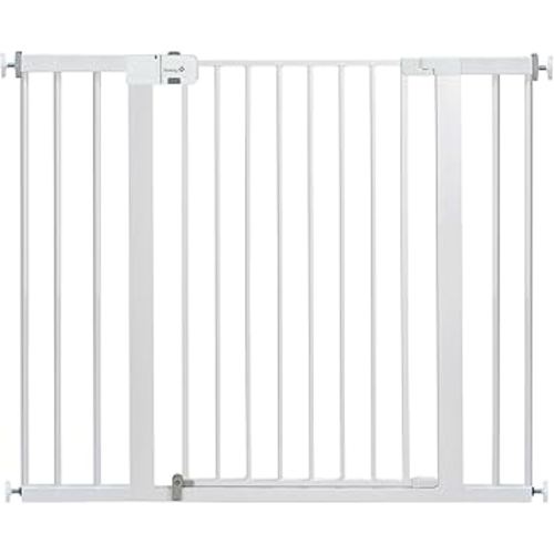 Safety 1st Extra Wide Baby Gate with Door: Premium Child Safety, Extra Tall Gate for Doorways, Dog Gates, Easy Installation, 36" Tall & Wide, Fits 29"-47"