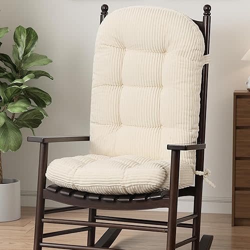idee-home Rocking Chair Cushions Indoor, Glider Rocker Replacement Cushions