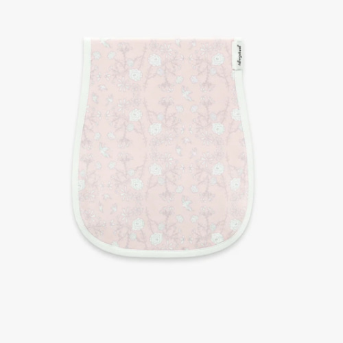 Bird's Song Burp Cloth - Pink