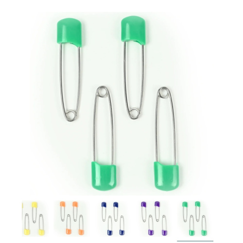 Plastic Headed Diaper Pins - 4 Pack