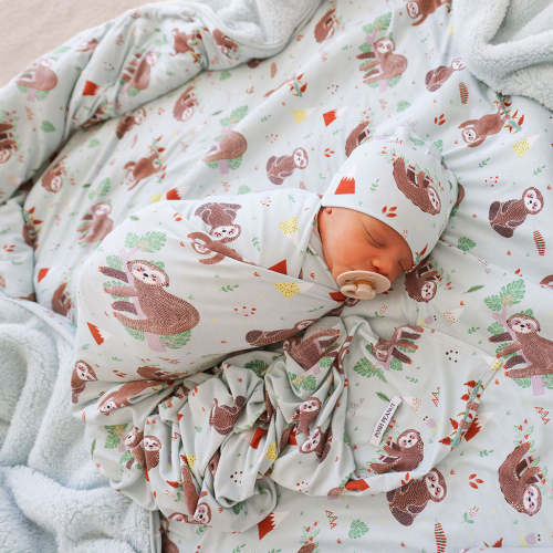 Sylas Swaddle Beanie Set