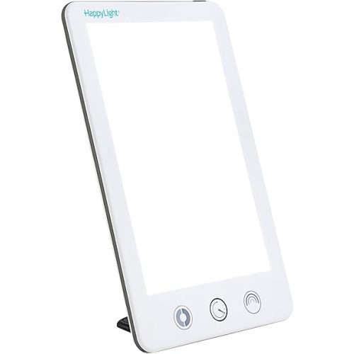 Verilux HappyLight Touch Plus Light Therapy Lamp, 10,000 Lux, UV-Free LED