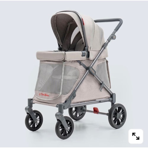 Q1 Wagon Stroller – Foldable All-Terrain Stroller Wagon for Toddlers, Baby & Kids with Canopy – Familidoo Products Corp