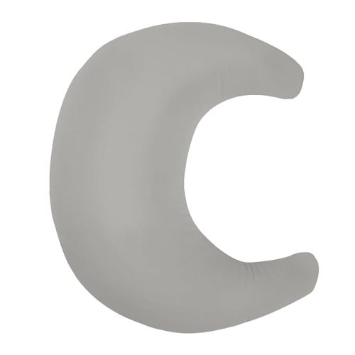 Snuggle Me Organic Nursing Pillow | Organic Cotton Firm, Ergonomic U-Shaped Bottle & Breastfeeding Pillow for Comfort & Support | Machine Washable Feeding Pillow, Newborn Essentials (Stone)