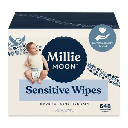 Millie Moon Sensitive Wipes - 648 Count