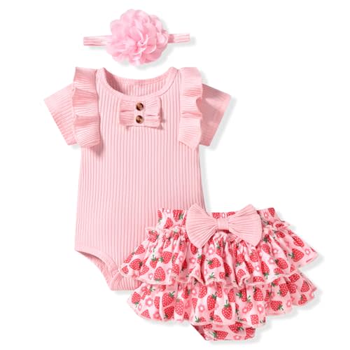 Aalizzwell Newborn Infant Baby Girls Summer Outfit