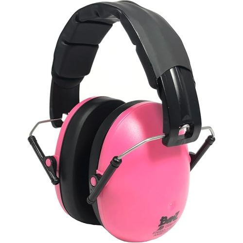 BANZ Kidz Earmuffs 2 Years & Older - Loud Noise Cancelling Kids Headphones & Toddler Ear Muffs, Size Adjustable