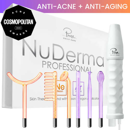 NuDerma Professional Skin Therapy Wand | Acne & Anti-Aging
