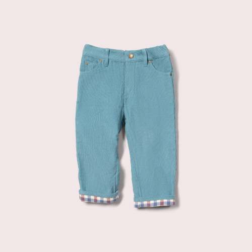 Pale Blue Corduroy Lined Adventure Jeans – Little Green Radicals