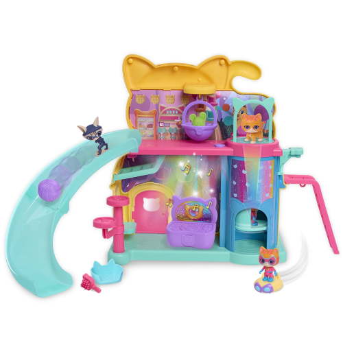 Free Shipping! SUPERKITTIES Disney Junior Purr 'N' Play Playset with Lights Sounds Figures and Accessories