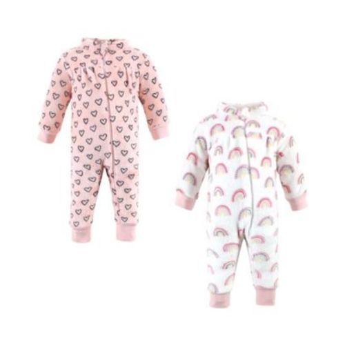 Baby Girls Plush Jumpsuits