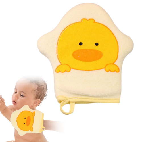 Vivcore Baby Washcloths Kids Wash Gloves Soft Absorbent Sponge Body Scrub for Toddler Bath Towel Glove Shower Essentials, Pattern A