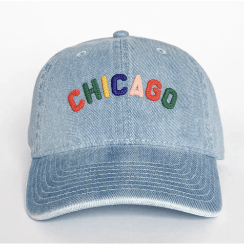 Youth Sweet Home Chicago Baseball Hat - Denim