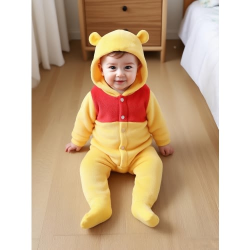 winter baby onesie extra warm plush clothing soft - Temu