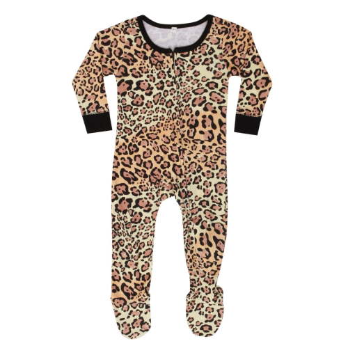 Just Love Mommy and Me Pajamas Set (Leopard, Newborn 0-3 Months)