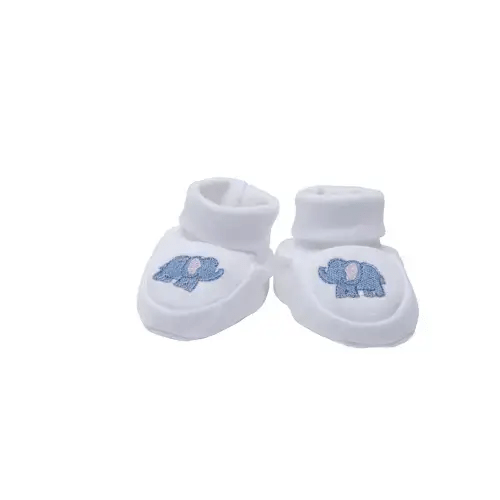 Embroidered Baby Booties | Over The Moon