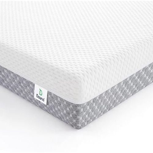 Dourxi Mini Crib Mattress, 38x24x4 Inch Dual-Sided Gel Memory Foam Mattress