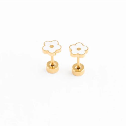Petite Flower Stud Earrings – Pip Pop Post