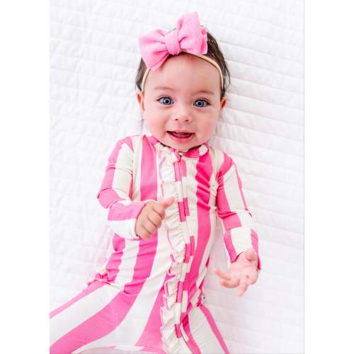 Sundae Stripes Ruffle Convertible Romper