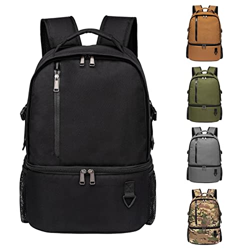 TUGUAN Insulated Cooler Backpack 38 Cans Double Deck Leakproof Lightweight Soft Lunch Backpack Small Cooler Bag Beach Picnic