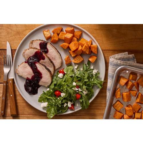 Sheet Pan Pork Roast & Sweet Potatoes