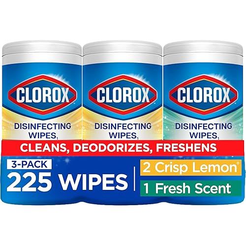 Clorox Disinfecting Cleaning Wipes Variety Pack, 75 Count Each, Pack of 3 (Package May Vary) | Value Pack, Household Essentials, Package May Vary