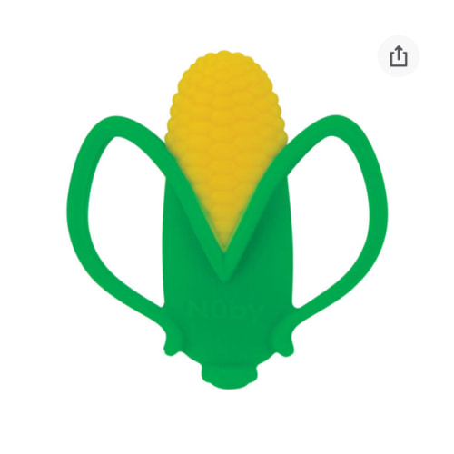 Silicone Veggie Teether | Corn