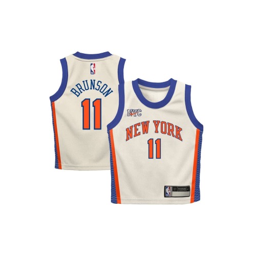 Infant Nike Jalen Brunson Cream New York Knicks 2025/26 City Edition Swingman Jersey, 18M