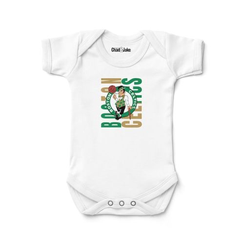Boston Celtics Chad & Jake Newborn & Infant Dual Bodysuit - White