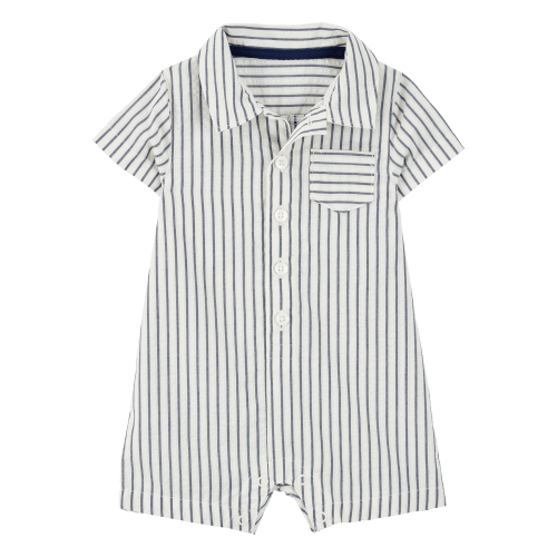 Baby Striped Polo Romper - Carter's | Carter's