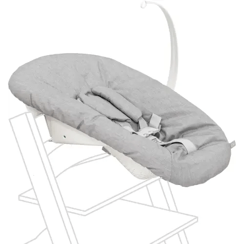 Tripp Trapp Newborn Set, Grey - Convert The Tripp Trapp Chair into Infant Seat for Newborns Up to 20 lbs - Cozy, Safe & Simple to Use - Compatible with Chairs After May 2003