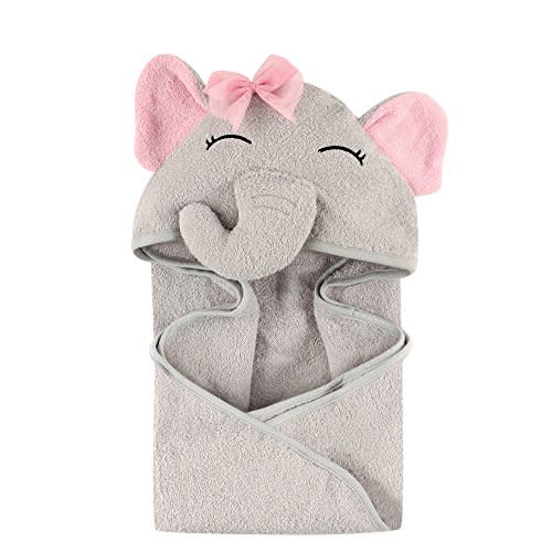 Hudson Baby Cotton Animal Face Hooded Towel