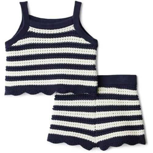 Amazon Essentials x Sofia Grainge Mommy & Me Cotton Crochet Sweaters & Tank Sets
