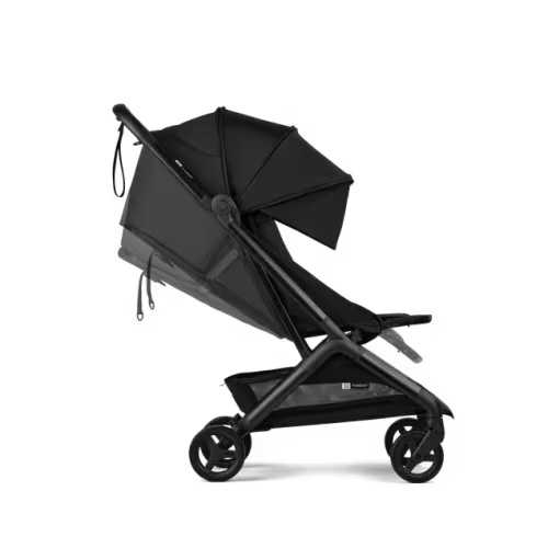 Bugaboo Butterfly 2 travel stroller heritage black sun canopy, heritage black fabrics, black base | Bugaboo