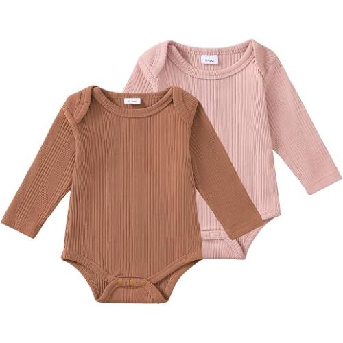 Renotemy Baby Girl Clothes Newborn Outfit 2 Pieces Bodysuit Preemie-12Month