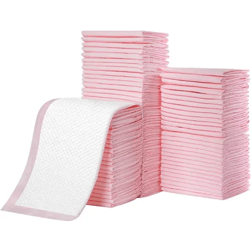 Disposable Changing Pad Liners Pack of 100 Baby Incontinence Changing Pads Diaper UnderPads Ultra Soft Super Absorbent Waterproof Mat 13 x18 in