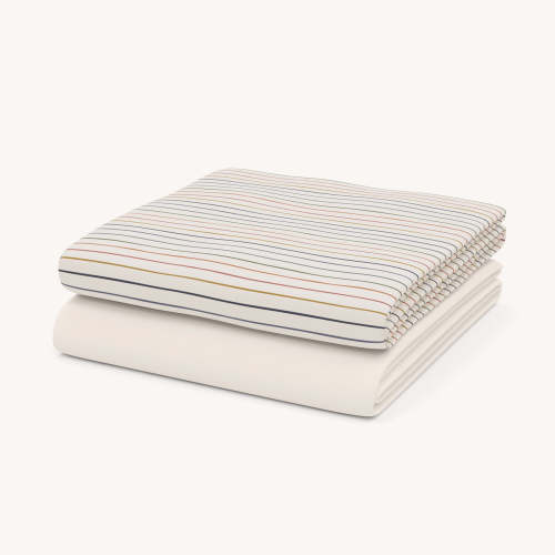 Stripes Crib Sheet Set