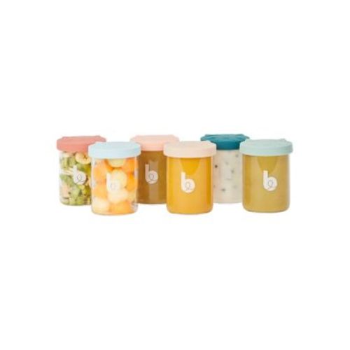 Baby Isy Bowls Food Storage in Glass (set of 6) 8.45oz