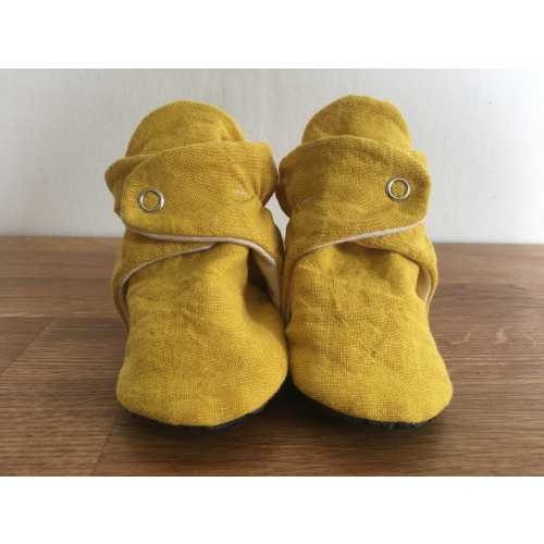 Goldenrod Baby Booties