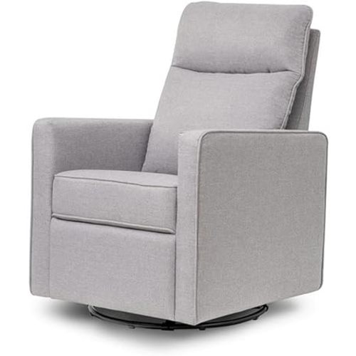 DaVinci Gabby Glider Recliner Nursery Chair w/ 360° Swivel - Misty Grey