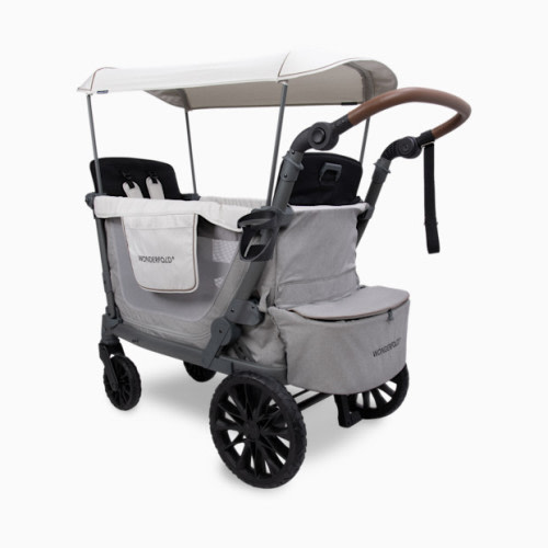 WonderFold Wagon L2 Double Stroller Wagon - Gray